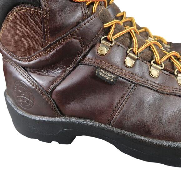 Red Wing Shoes Mens 12 Work Boot Leather Irish Setter Safety Toe Waterproof Ely - Picture 4 of 16